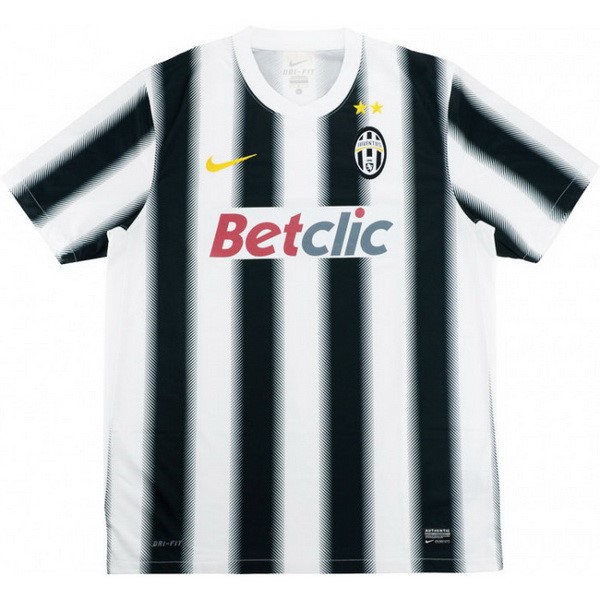 Tailandia Camiseta Juventus Primera equipo Retro 2011 2012 Negro Blanco